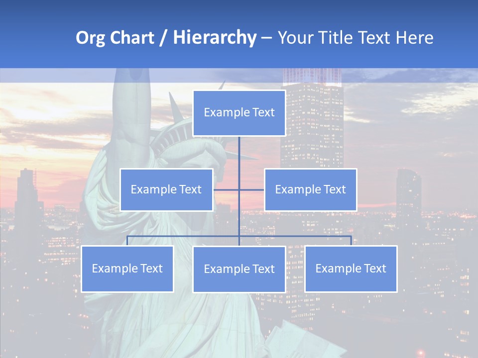 Immigration Skyscraper Empire PowerPoint Template