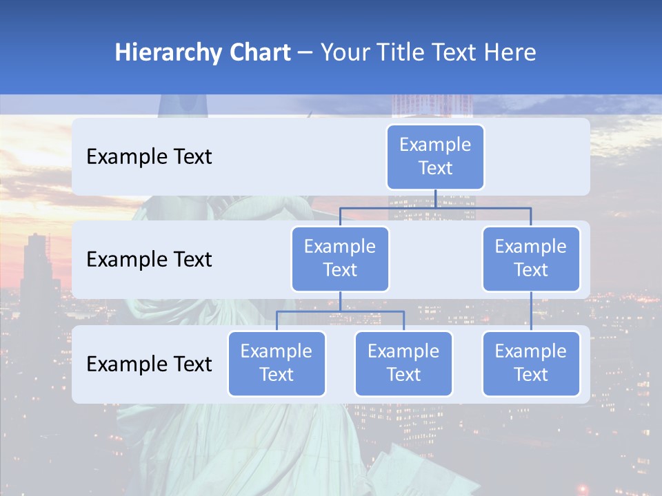 Immigration Skyscraper Empire PowerPoint Template