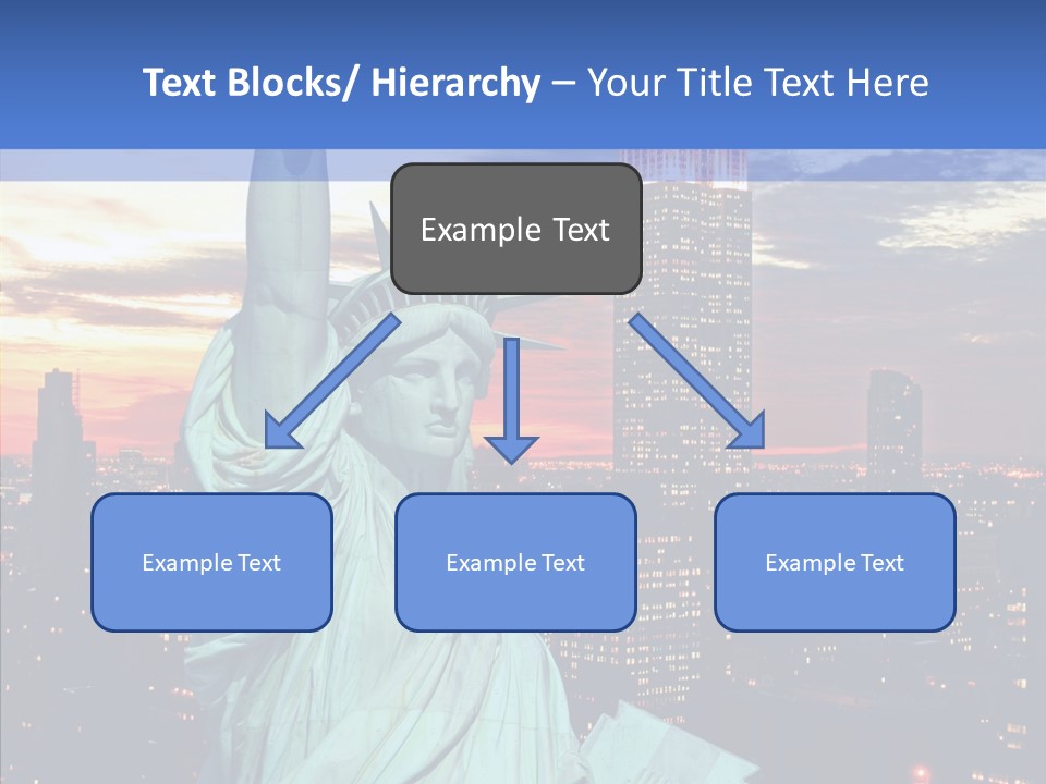Immigration Skyscraper Empire PowerPoint Template