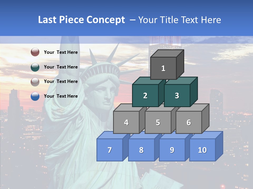 Immigration Skyscraper Empire PowerPoint Template