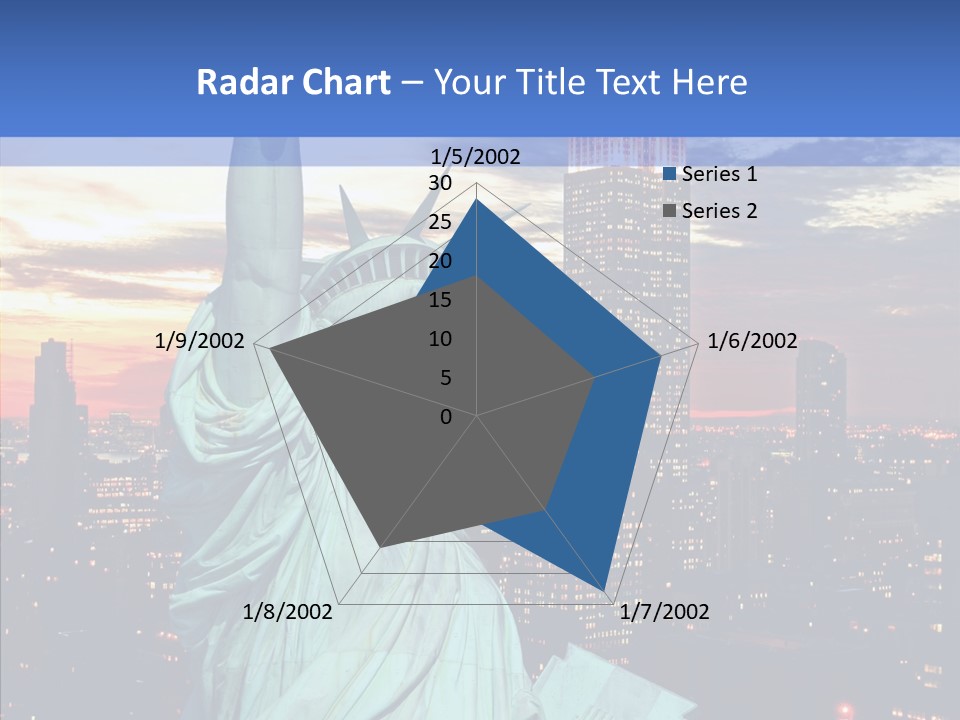 Immigration Skyscraper Empire PowerPoint Template