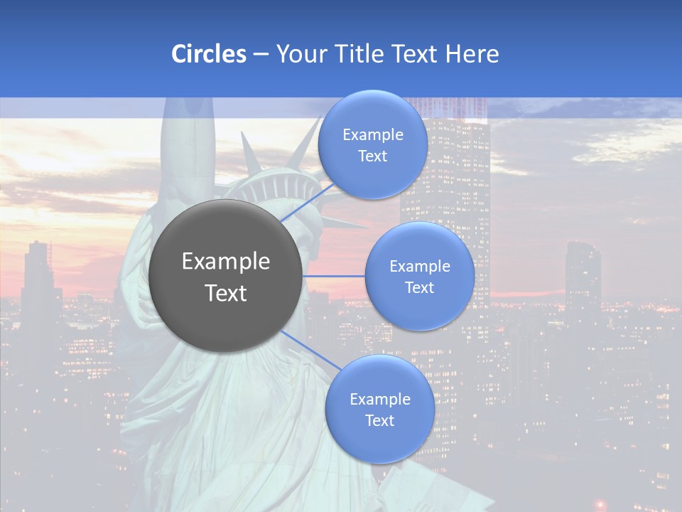Immigration Skyscraper Empire PowerPoint Template