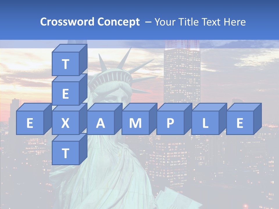 Immigration Skyscraper Empire PowerPoint Template