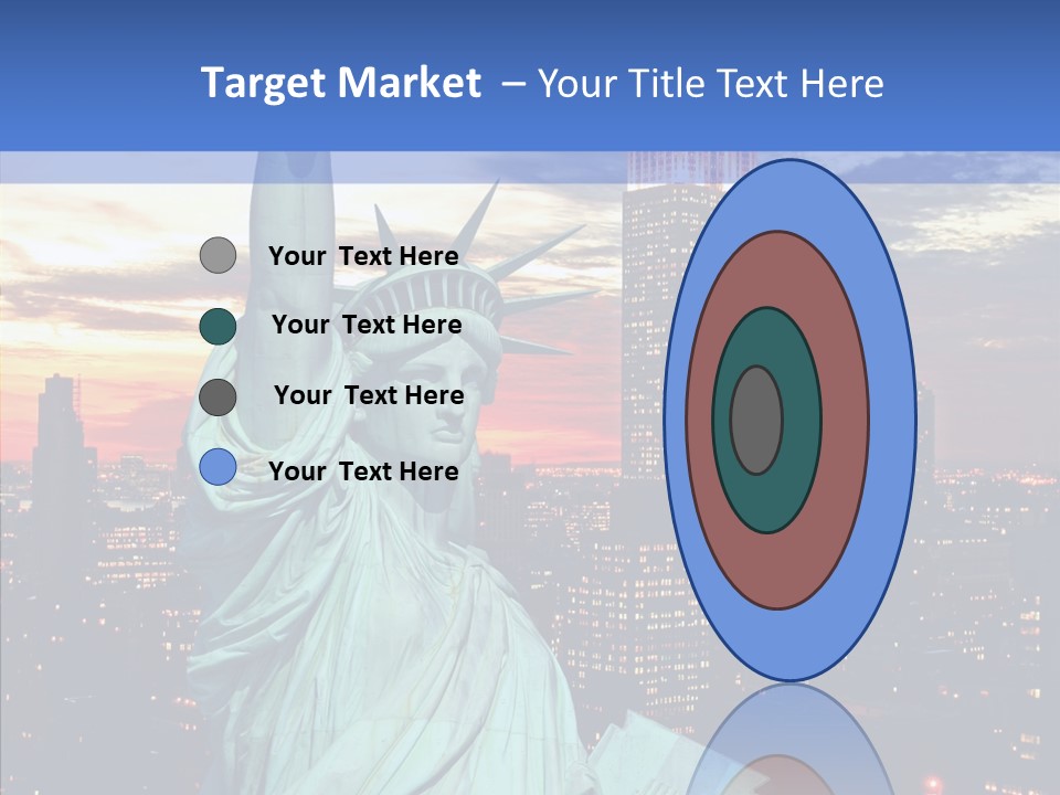 Immigration Skyscraper Empire PowerPoint Template