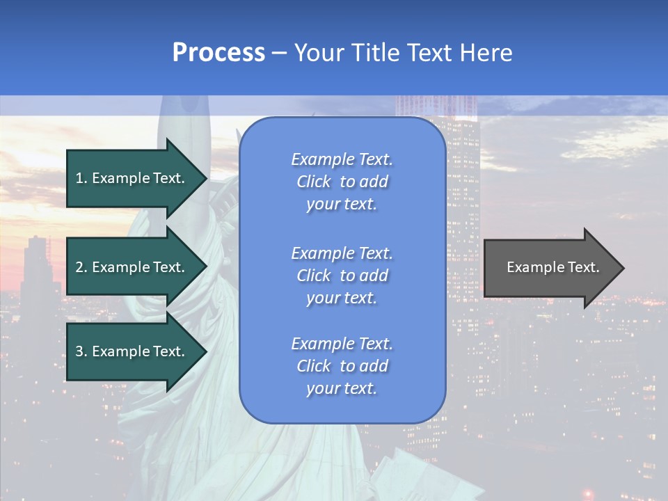 Immigration Skyscraper Empire PowerPoint Template