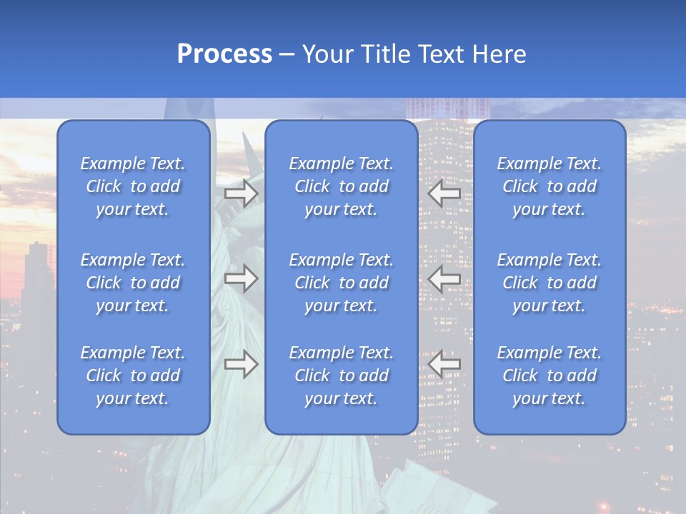 Immigration Skyscraper Empire PowerPoint Template