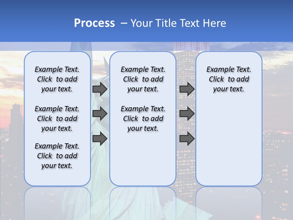 Immigration Skyscraper Empire PowerPoint Template