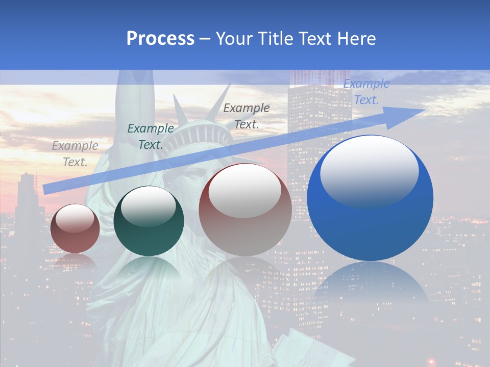 Immigration Skyscraper Empire PowerPoint Template