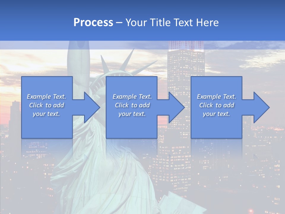Immigration Skyscraper Empire PowerPoint Template