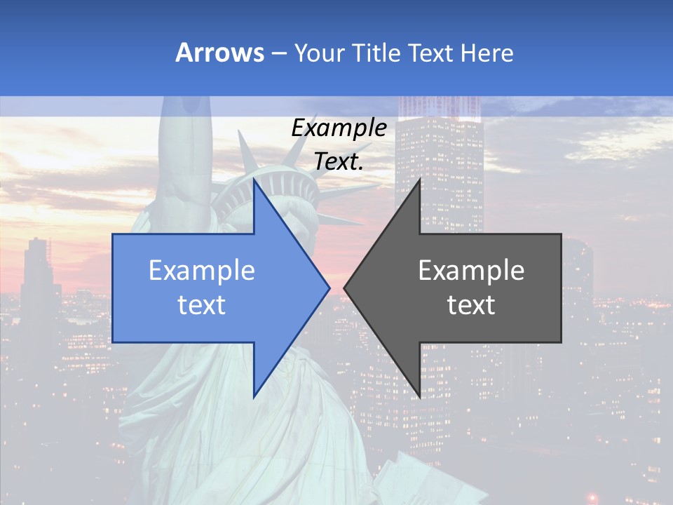 Immigration Skyscraper Empire PowerPoint Template