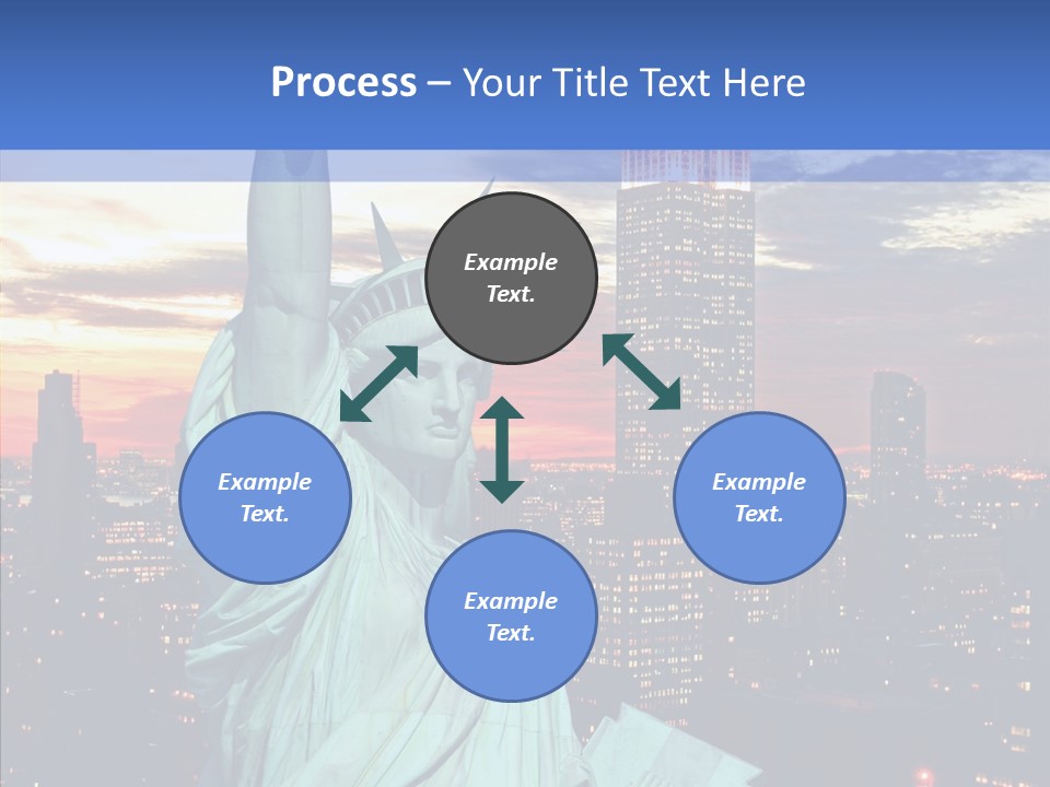 Immigration Skyscraper Empire PowerPoint Template