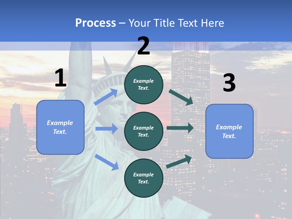 Immigration Skyscraper Empire PowerPoint Template