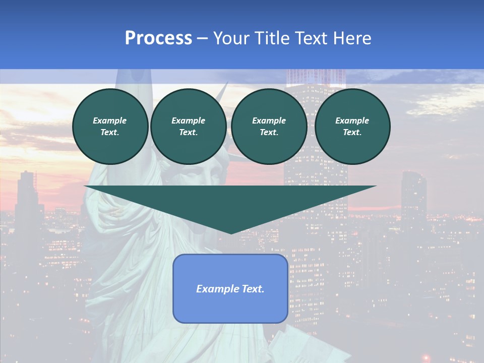 Immigration Skyscraper Empire PowerPoint Template