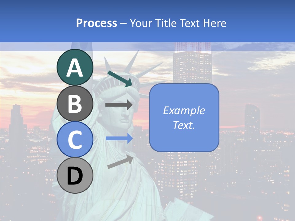 Immigration Skyscraper Empire PowerPoint Template