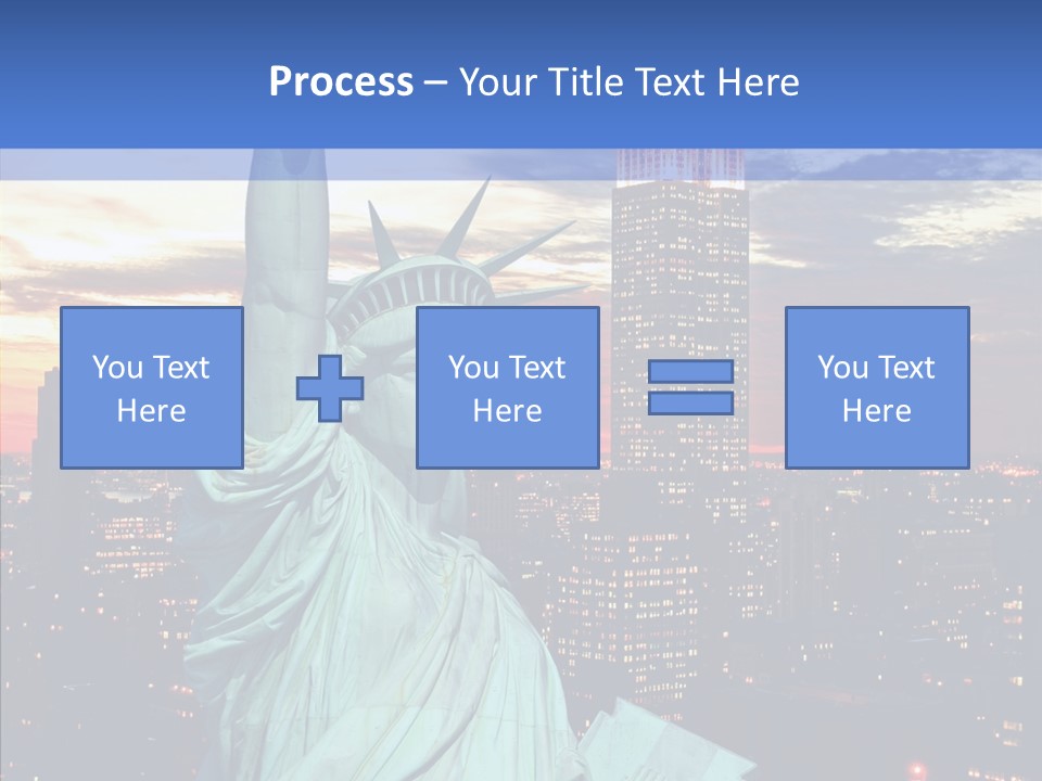 Immigration Skyscraper Empire PowerPoint Template