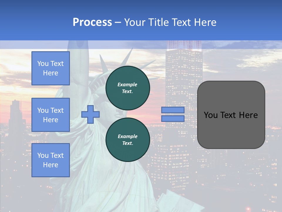 Immigration Skyscraper Empire PowerPoint Template