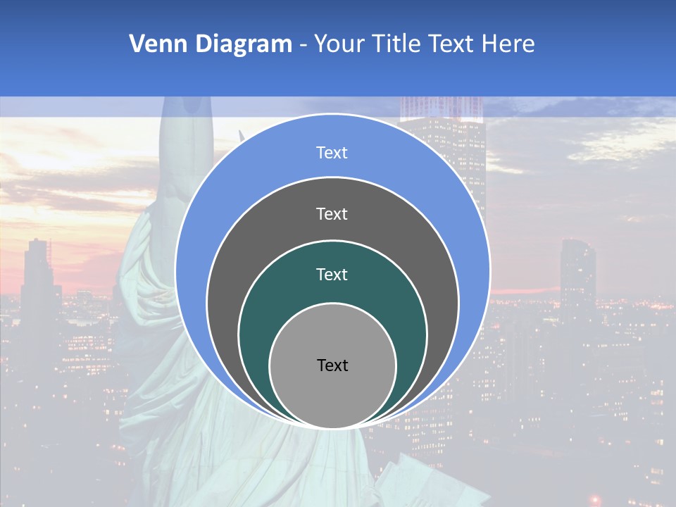 Immigration Skyscraper Empire PowerPoint Template