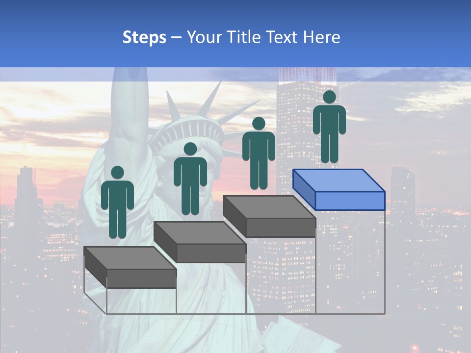 Immigration Skyscraper Empire PowerPoint Template