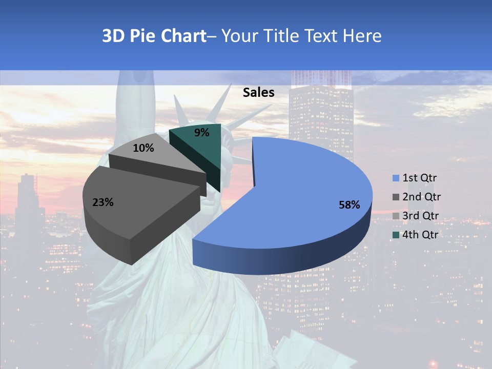 Immigration Skyscraper Empire PowerPoint Template