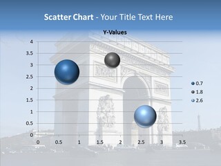 Roundabout Daytime Paris PowerPoint Template