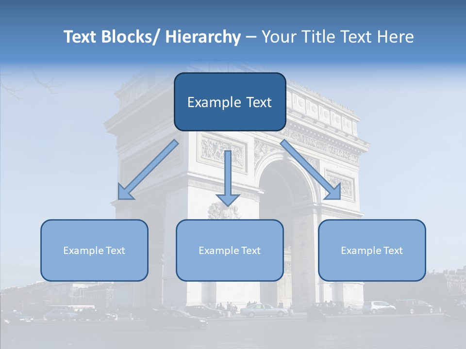Roundabout Daytime Paris PowerPoint Template
