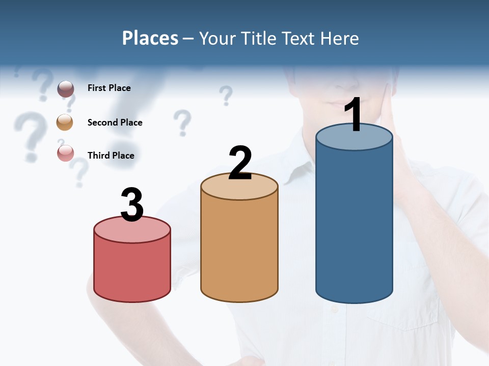 Gesture Man Confident PowerPoint Template