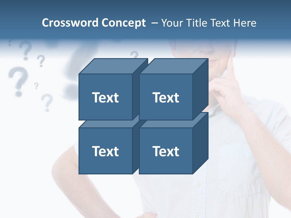 Gesture Man Confident PowerPoint Template
