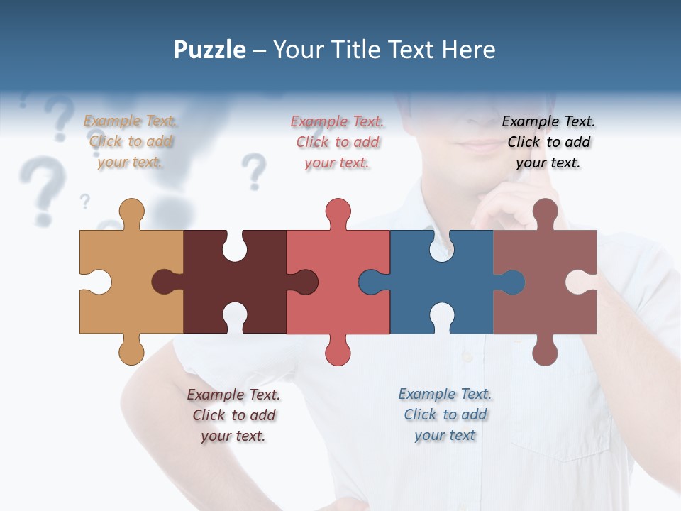 Gesture Man Confident PowerPoint Template