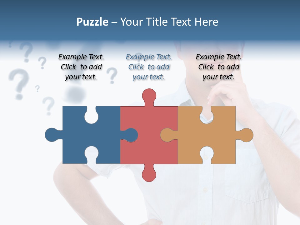 Gesture Man Confident PowerPoint Template