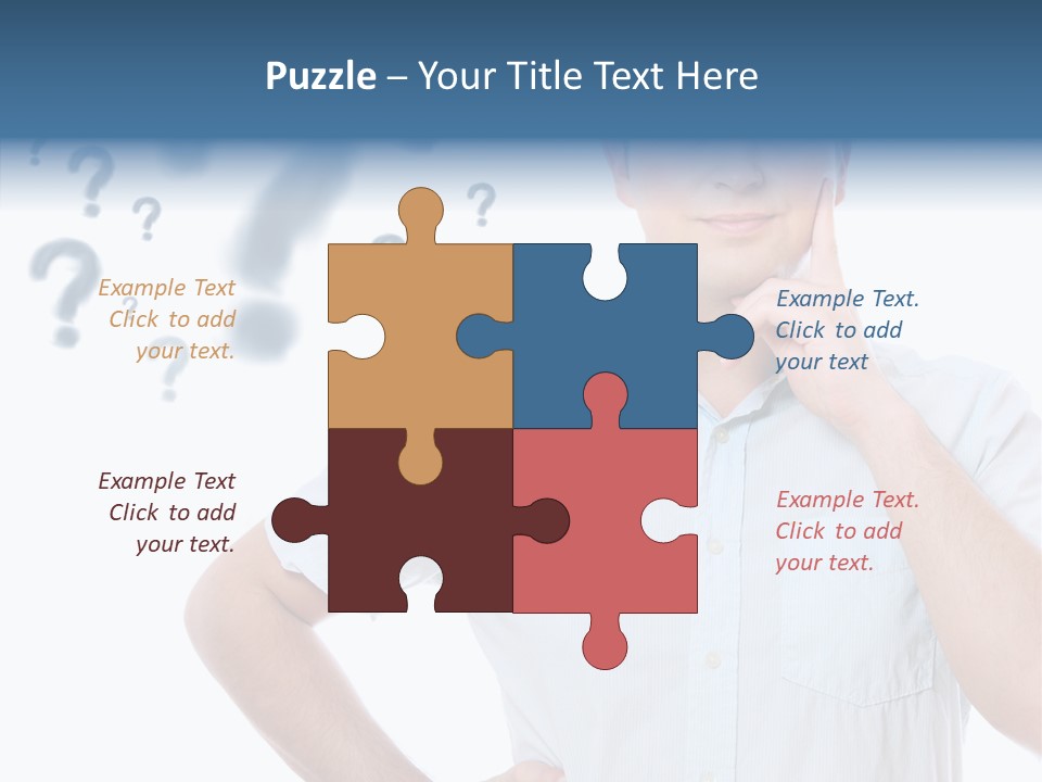 Gesture Man Confident PowerPoint Template