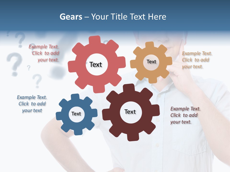 Gesture Man Confident PowerPoint Template