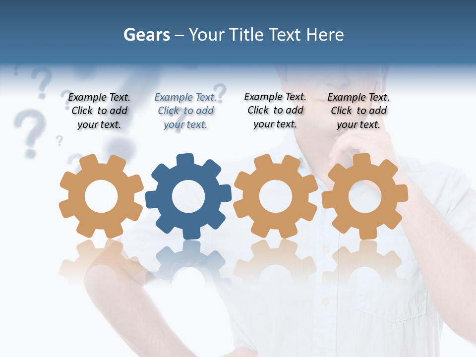 Gesture Man Confident PowerPoint Template