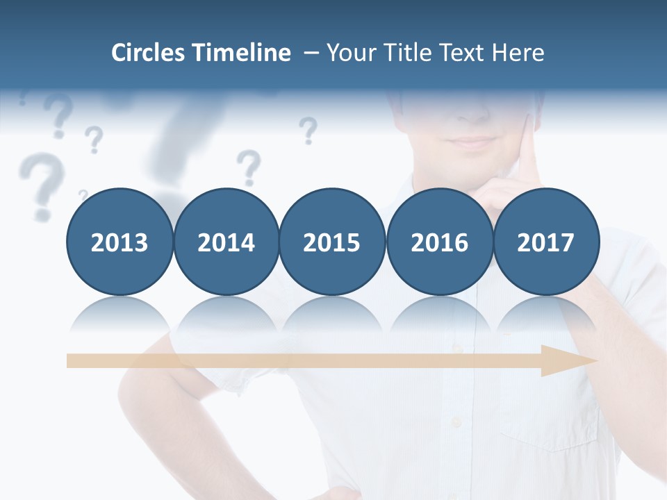 Gesture Man Confident PowerPoint Template