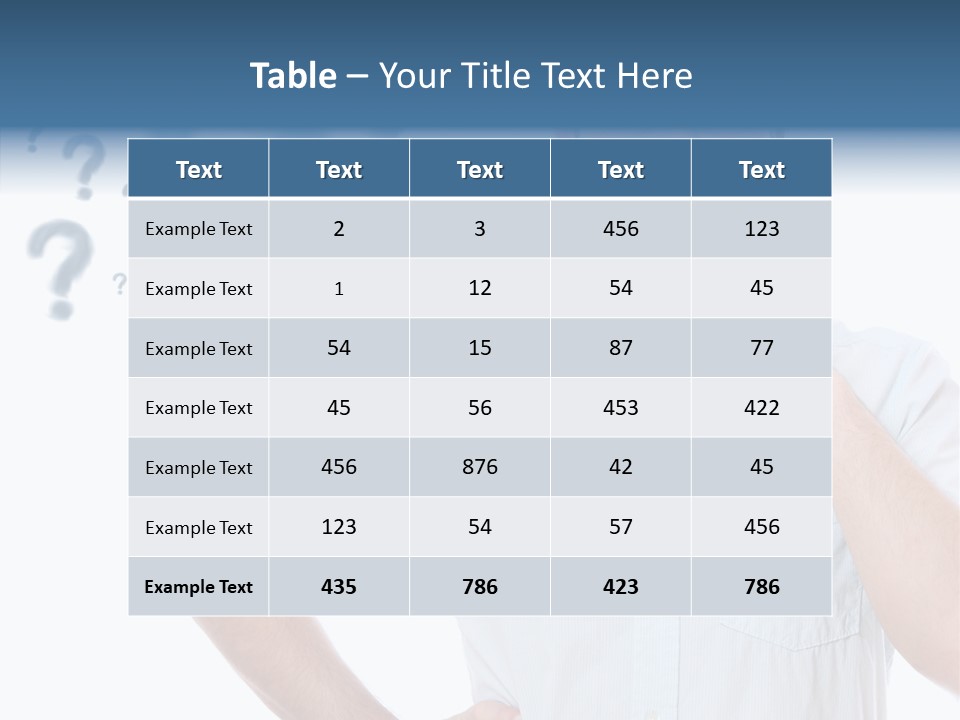 Gesture Man Confident PowerPoint Template