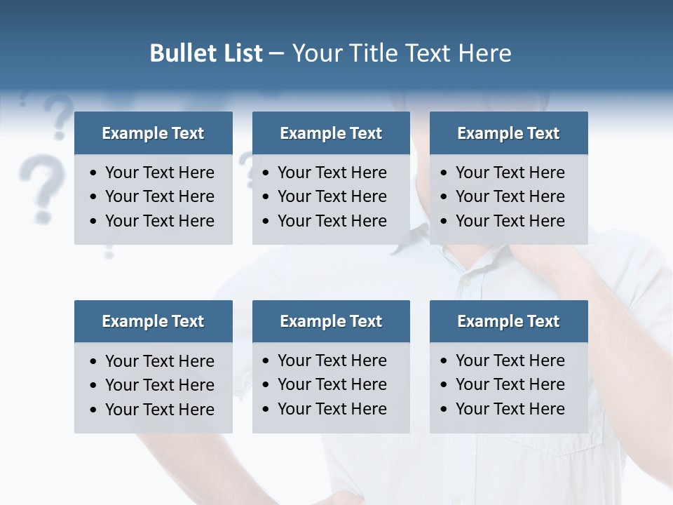 Gesture Man Confident PowerPoint Template