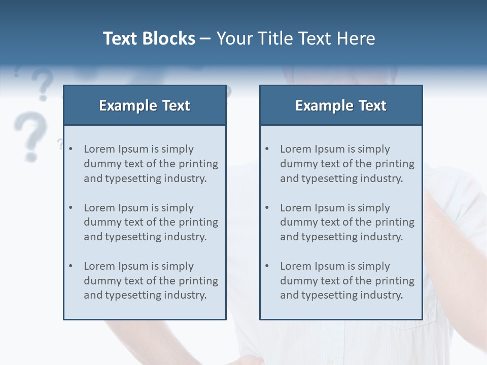 Gesture Man Confident PowerPoint Template