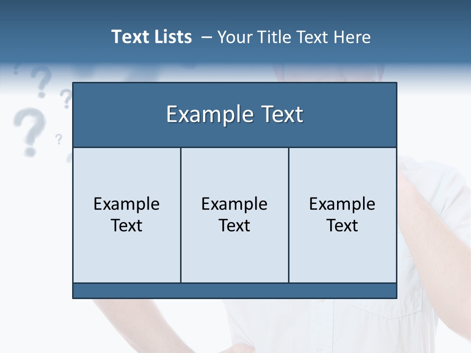 Gesture Man Confident PowerPoint Template