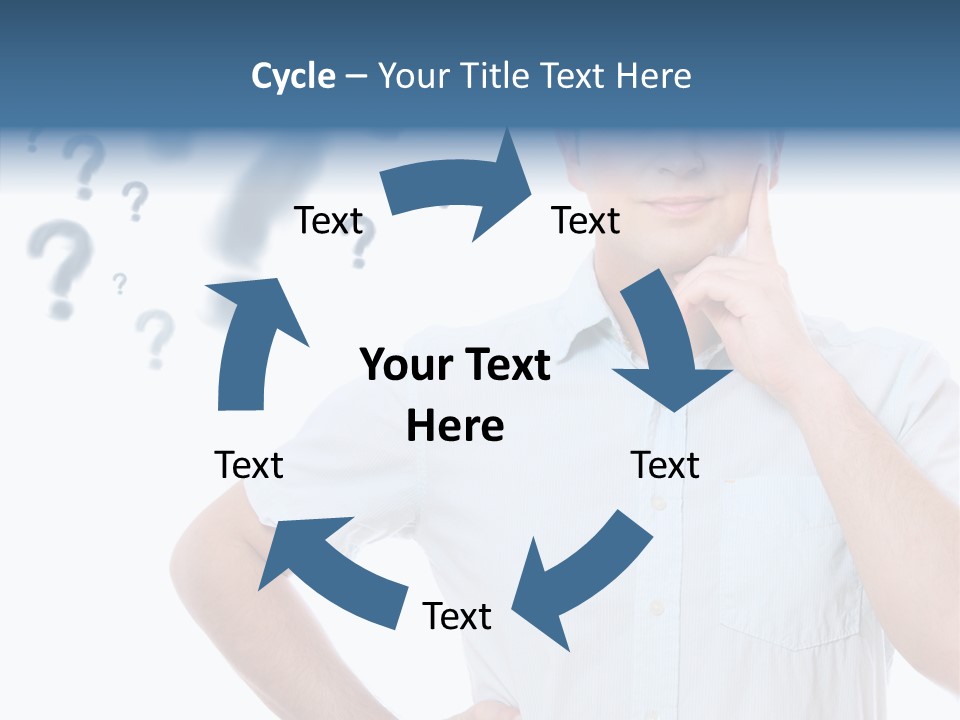 Gesture Man Confident PowerPoint Template