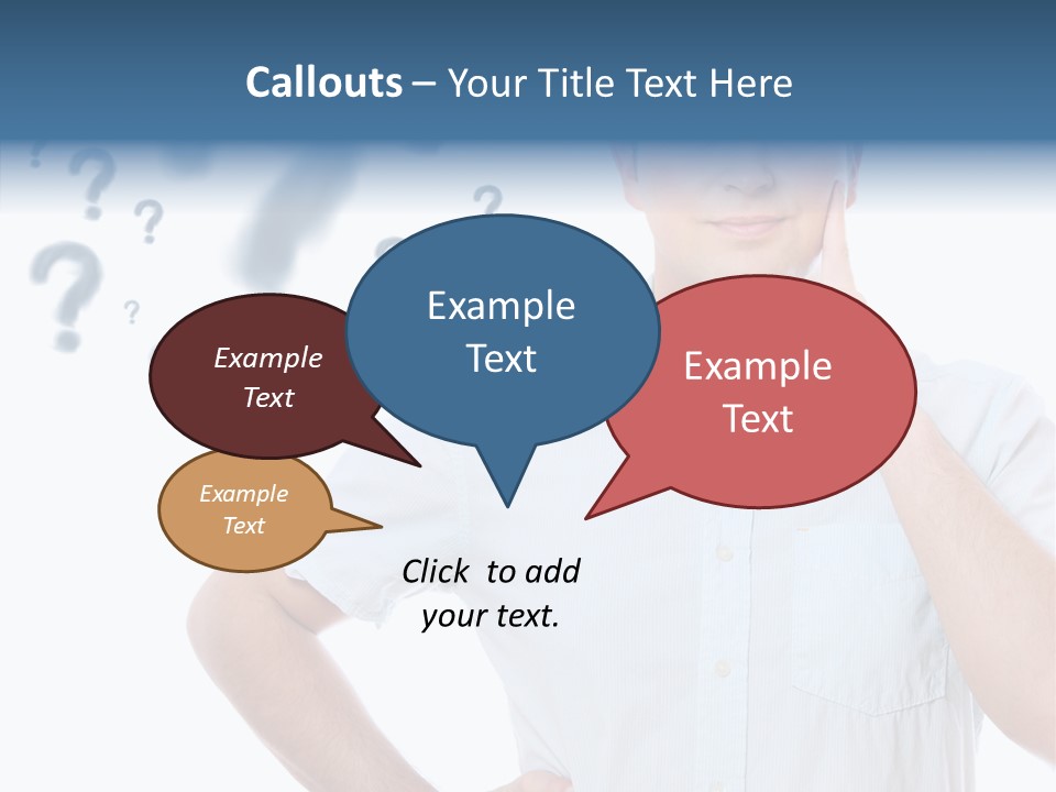 Gesture Man Confident PowerPoint Template