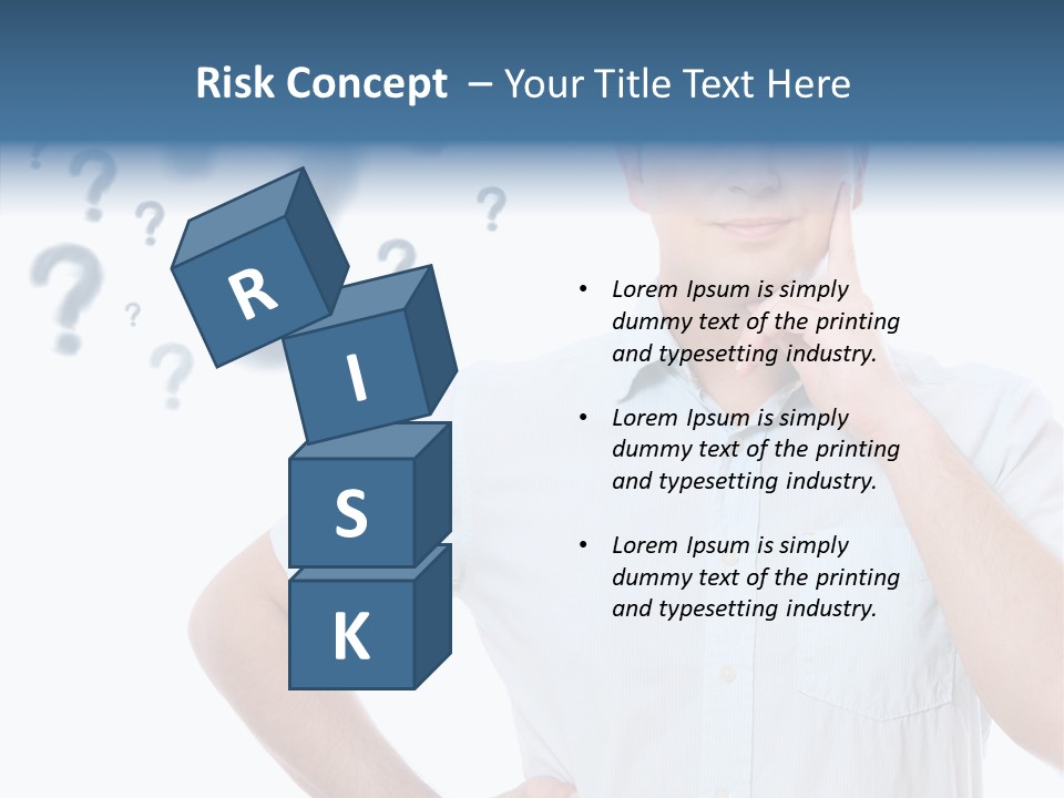 Gesture Man Confident PowerPoint Template