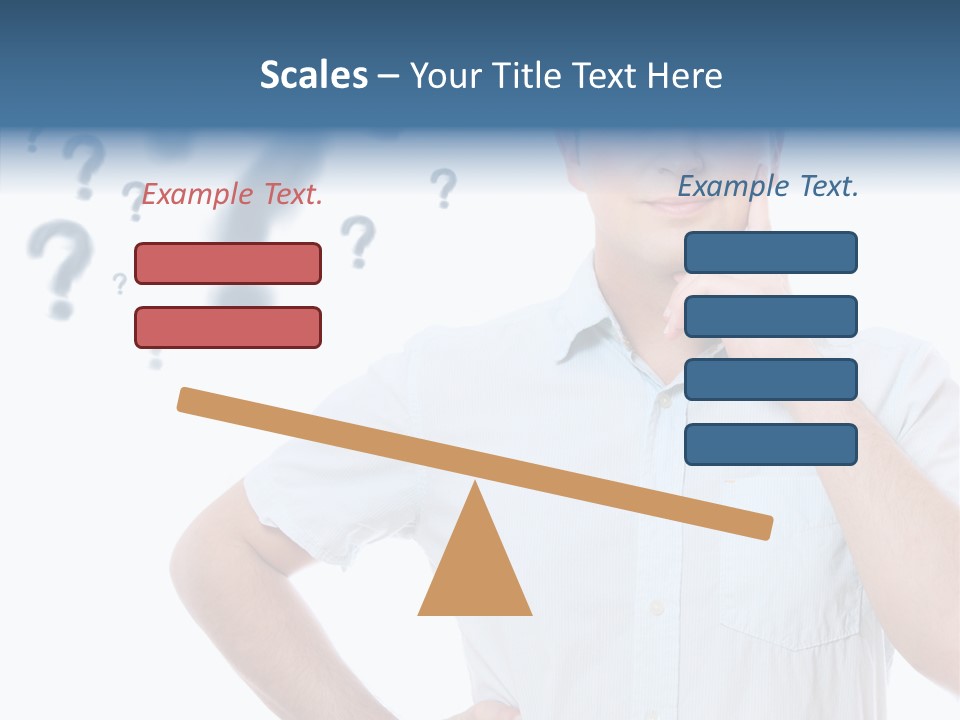 Gesture Man Confident PowerPoint Template