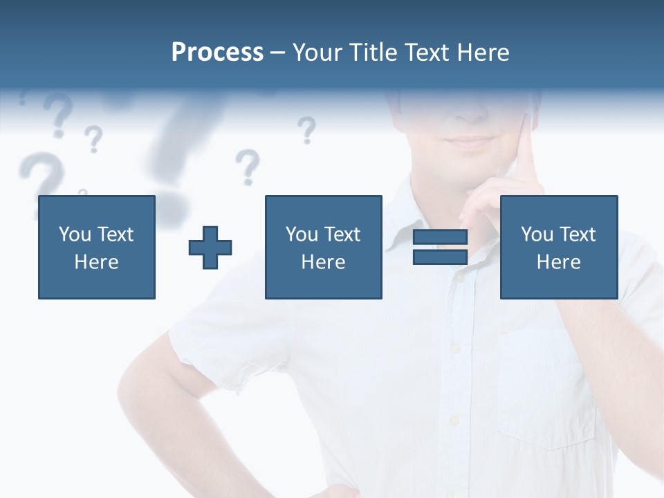 Gesture Man Confident PowerPoint Template
