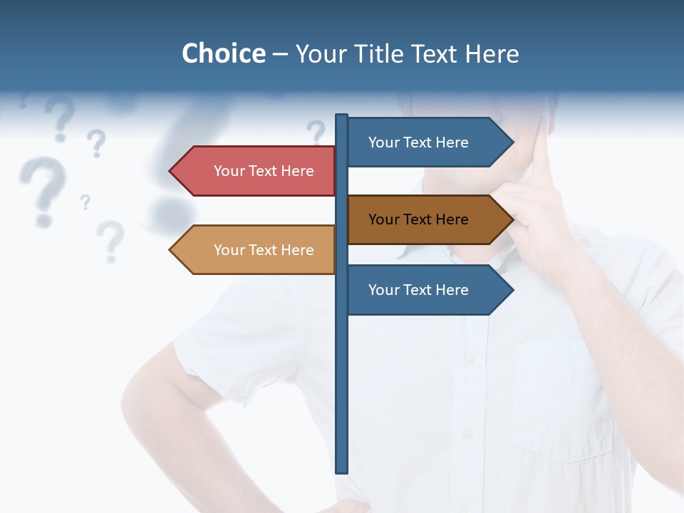 Gesture Man Confident PowerPoint Template