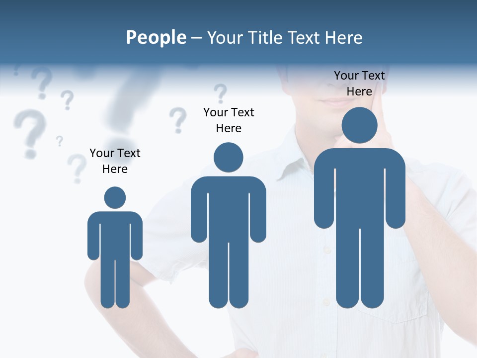 Gesture Man Confident PowerPoint Template