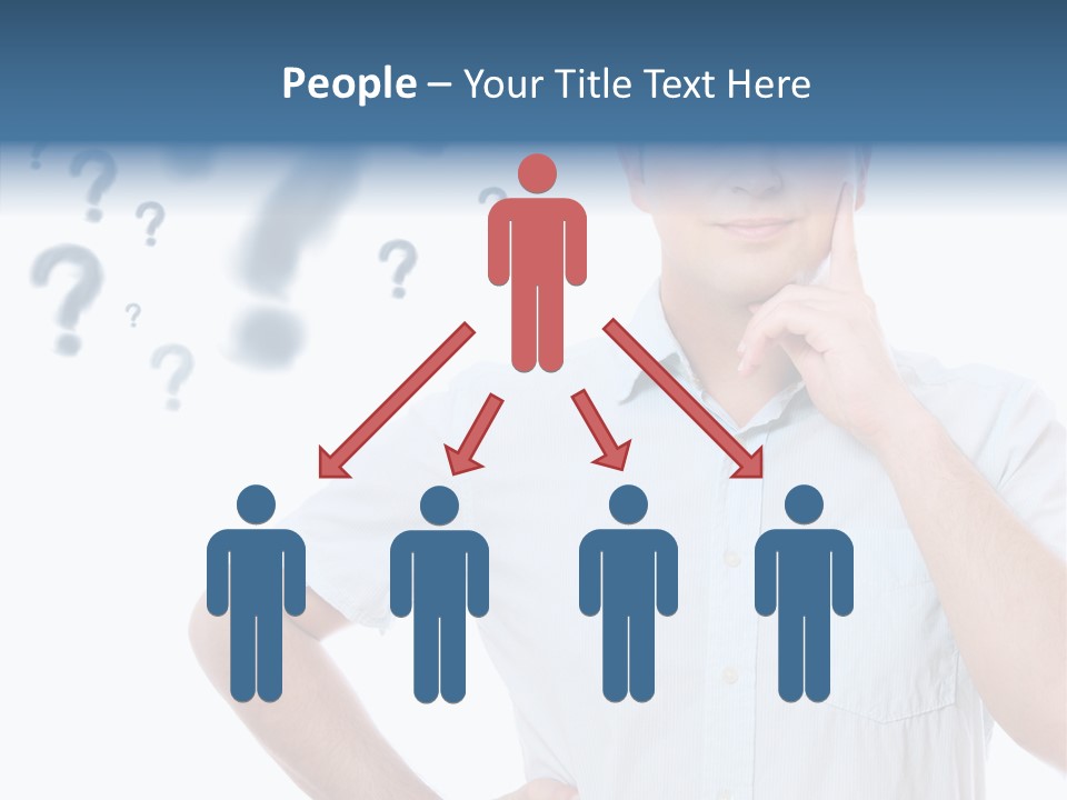 Gesture Man Confident PowerPoint Template