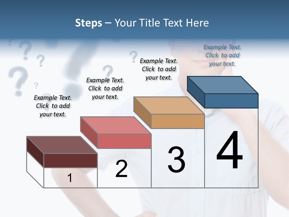 Gesture Man Confident PowerPoint Template
