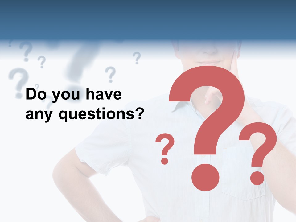 Gesture Man Confident PowerPoint Template