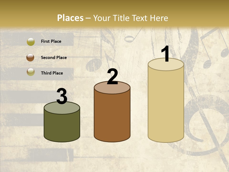 Grubby Lines Stripes PowerPoint Template