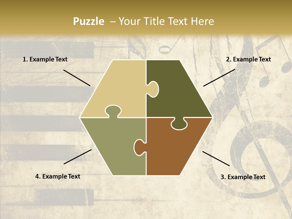 Grubby Lines Stripes PowerPoint Template