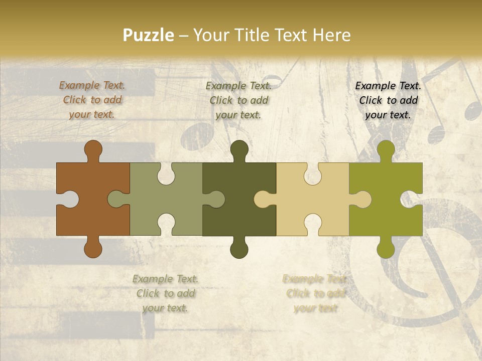 Grubby Lines Stripes PowerPoint Template